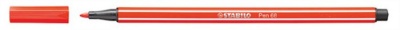 Filctoll, 1 mm, STABILO "Pen 68", világos piros