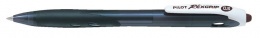 Golyóstoll, 0,18 mm, nyomógombos, PILOT "Rexgrip EF", fekete