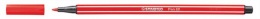 Filctoll, 1 mm, STABILO "Pen 68", kármin piros